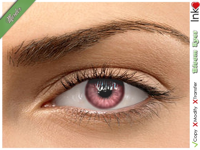 * Inkheart * - Bloom Eyes - Murder (3 Sizes Sys + Mesh)