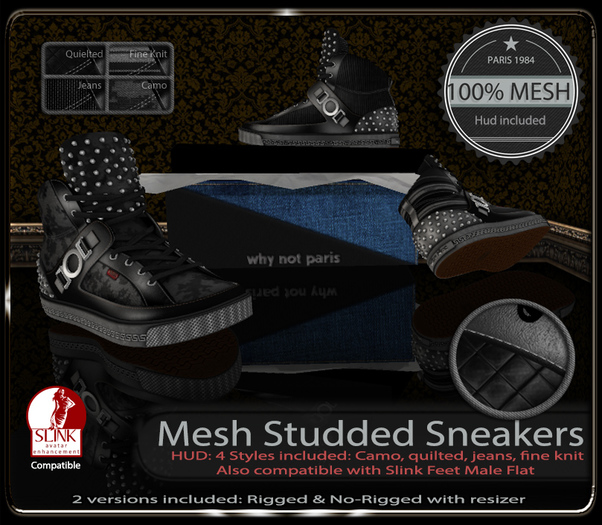 \Why Not - Studded Sneakers + HUD