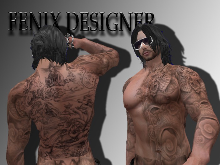tatoo dragao corpo todo