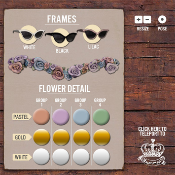 Second Life Marketplace - (Yummy) Rose Shades