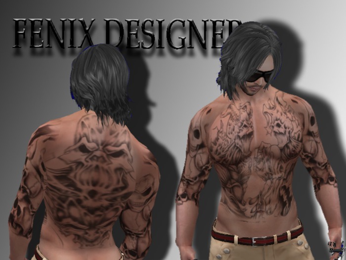 tatoo caveira completa