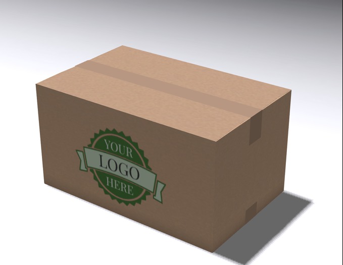 Closed carton box 002 - Full Perm Mesh Box