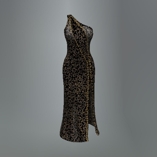 Yellow Vines Mesh Dress