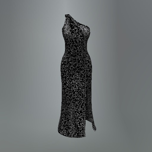 White Vines Mesh Dress