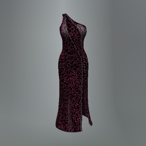 Red Vines Mesh Dress
