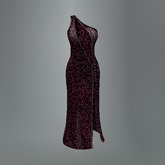 Red Vines Mesh Dress