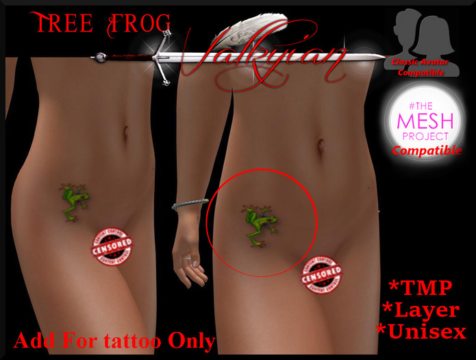 ~Valkyrian~Dramatic ladies (Mesh project) Tattoo