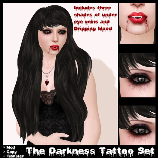 A Netherworld - The Darkness Tattoo Set