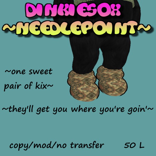 DinkieSox ~Needlepoint~