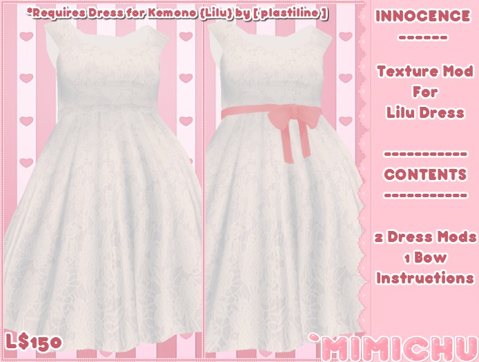 `MIMICHU Innocence Dress for Kemono