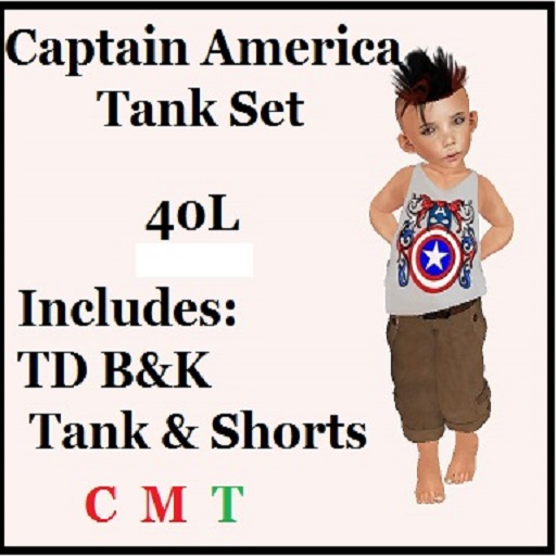 BOYS *Captain America* Tank