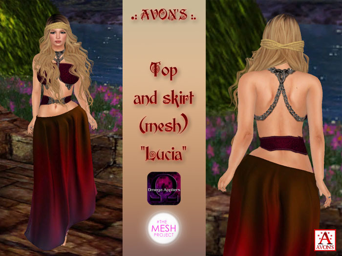 .: AVON'S :. Top and skirt (mesh) "Lucia"