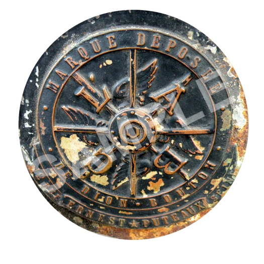 MARQUE DEPOSEE RUSTED METAL ART SIGN great gift, a must for your build