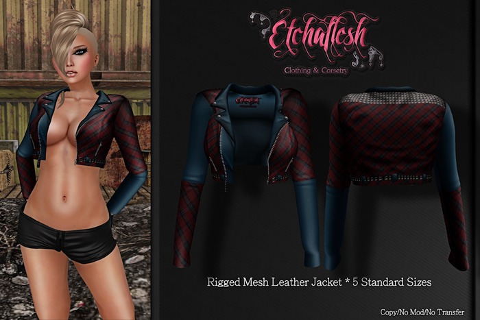 [Etchaflesh] Super Punk Leather Jacket
