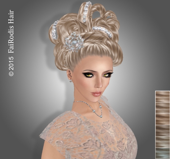 FaiRodis Almira hair light blonde2 with hair decoration