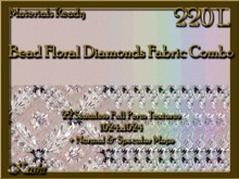 Bead Floral Diamonds Combo Seamless Textures Materials Ready Full Perms 1024x1024