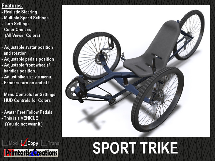 Primtastic Sport Trike 1.0 BOXED