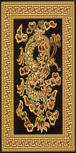 Rug chinese gold