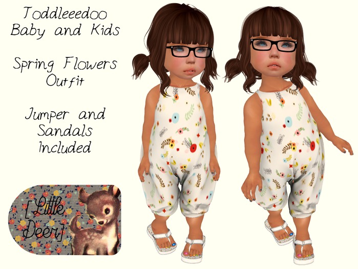 [Little Deer] Spring Flowers Outfit
