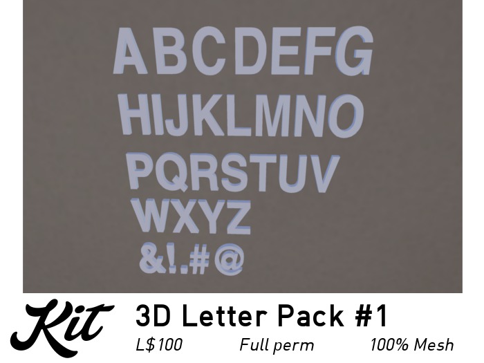 Kit :: Letter pack 1