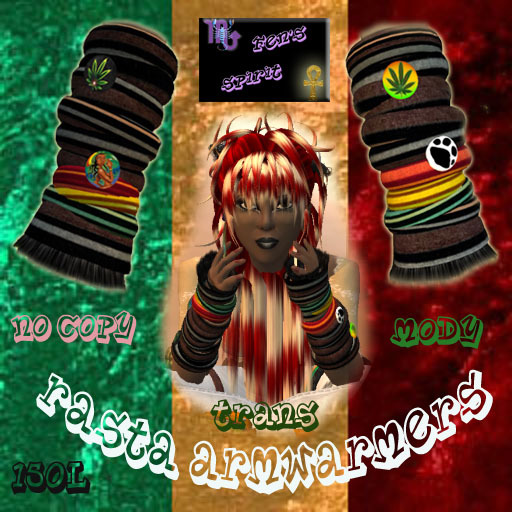 FEN'S SPIRIT RASTA ARMWARMERs 
