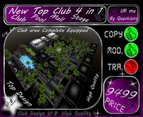 < N.E.W. Top > 1/4 Sim Club < 4 in 1  * Club Areal *