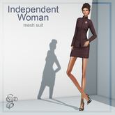 Entice - Independent Woman Suit Dress - Rose