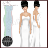 LMC Mesh Templates - Bodycon Dress III - fully rigged strapless dress