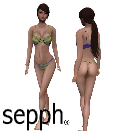 Mesh! Sepph lingerie set Rome 