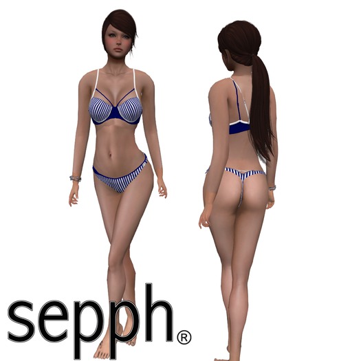 Mesh! Sepph bikiniset Blue bird 