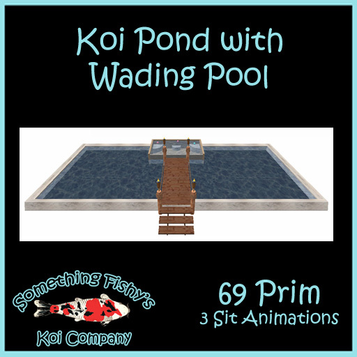 Koi Pond with Wading Pool