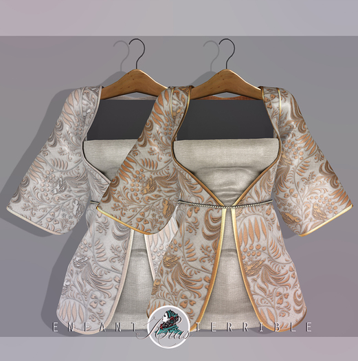 .Enfant Terrible. Kia Dress Sand and Whites