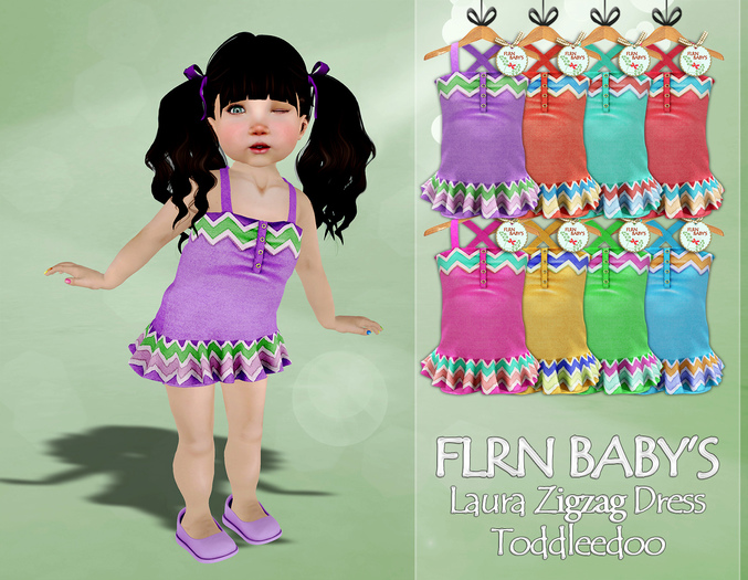 {FLRN} Laura Zigzag Dress Fatpack