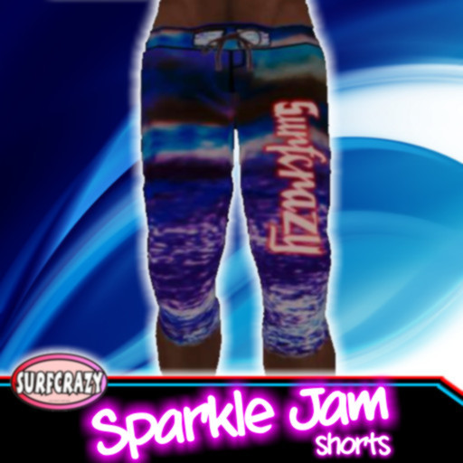 Sparkle Jam Surf Shorts