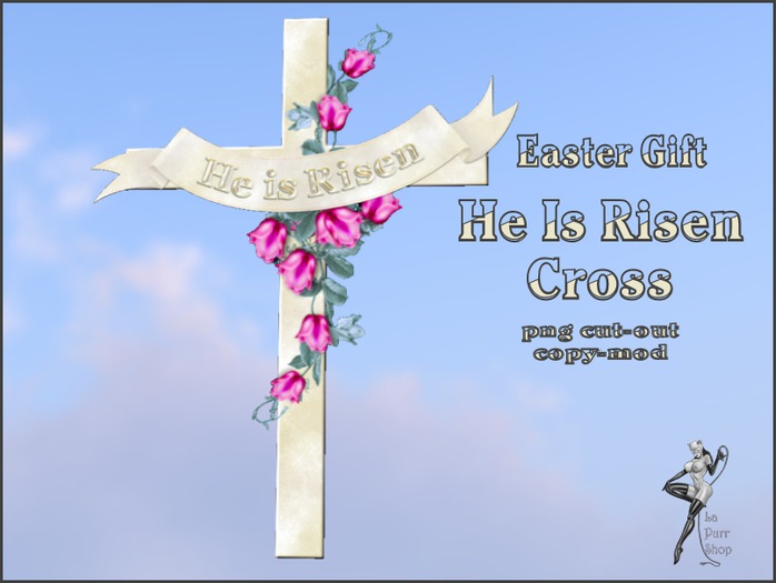 He Is Risen Cross