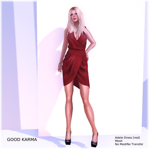 Good Karma ~ Elka Mesh Dress [black]
