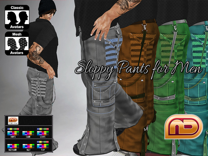 [NetLife Design] Sloppy Pants for Men {wear me}