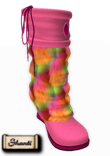 Shanti Candie Tall Fur Boots