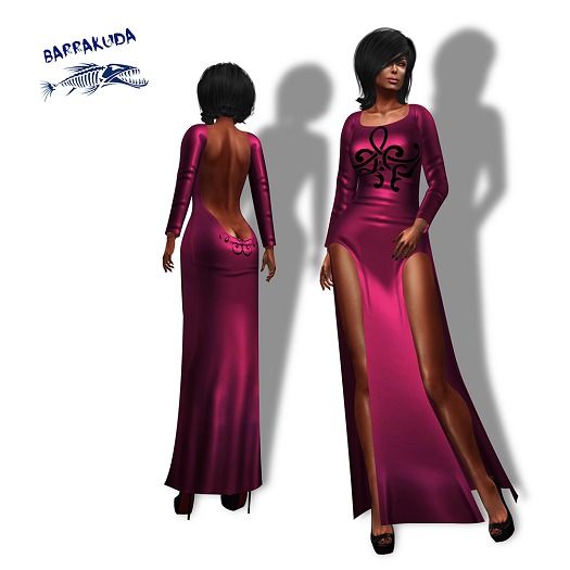 Open Back Gown V5 SHERBET
