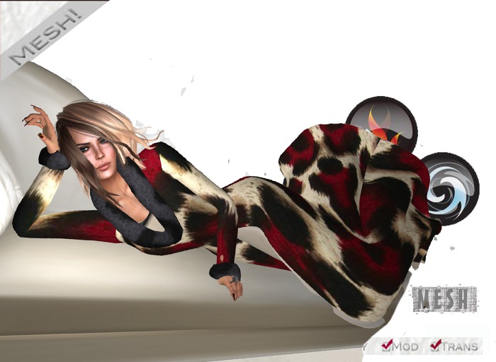 Red Fur queen winter coat