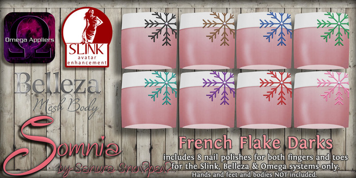 .: Somnia :. French Flake Darks {Crated}