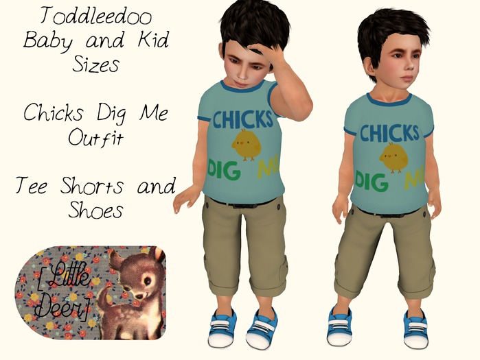[Little Deer] Chicks Dig Me Outfit