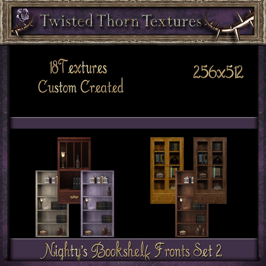 ~TTT~ Bookshelf Fronts Set 2