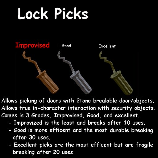 Lockpicks Improvised (boxed)