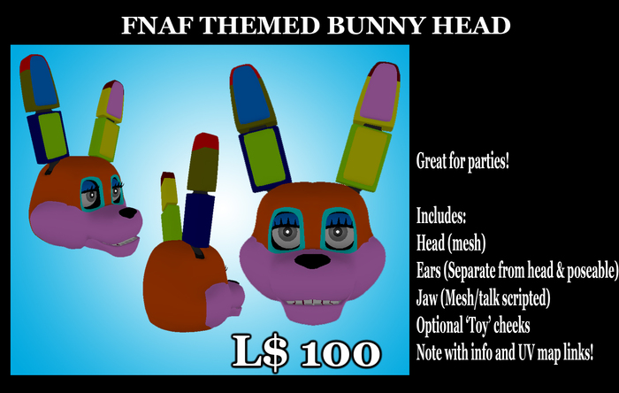 .:=DTL Designs=:. Animatronic head: Bunny