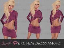 EVE MINI DRESS MAUVE - MargoC