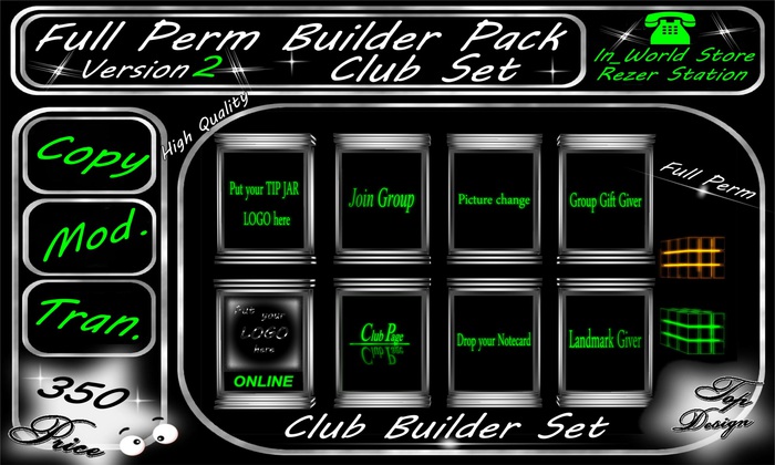 Full Perm Builder Pack * Version 2 * Big Pack <