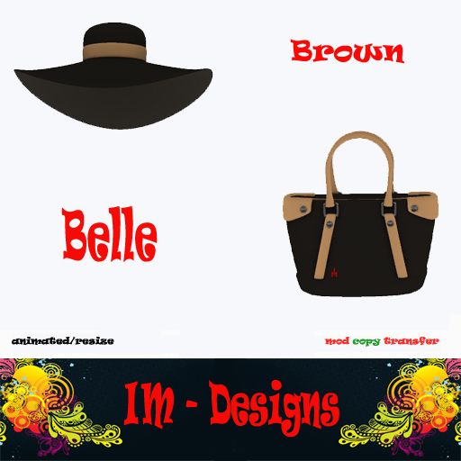 BELLE Hat & Handbag - 