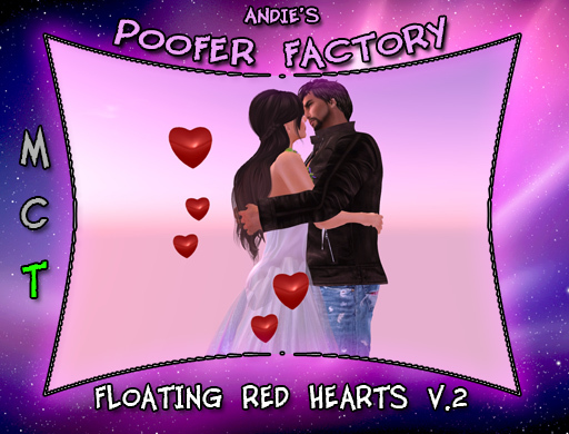 *PF* Floating Red hearts v.2