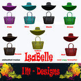 ISABELLE Hat & Handbag -